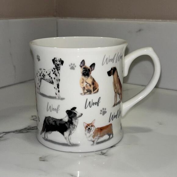 Cooksmart Other - Cooksmart England Dogs Fine China Coffee Cup/Mug 14 oz